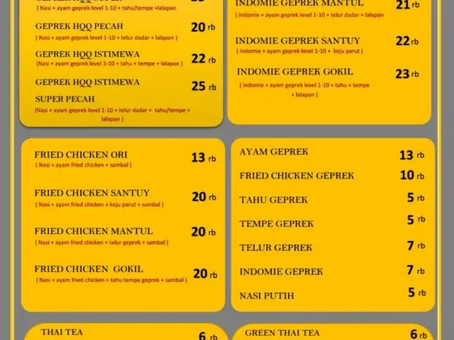 Gambar Makanan Ayam Geprek HQQ 11