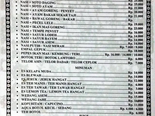 Gambar Makanan Warung Sekartaji 2