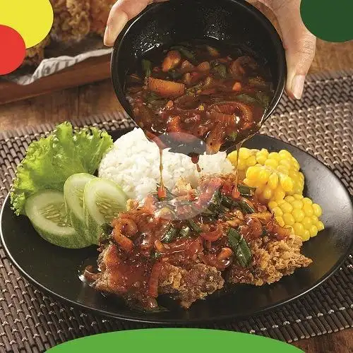 Gambar Makanan Nasi Ayam Tampol, Klp Gading Pegangsaan 3