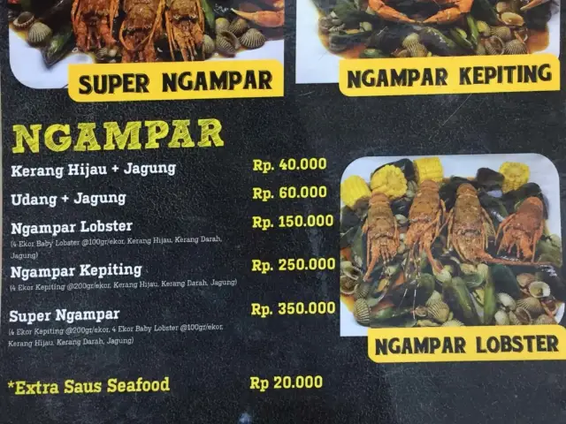 Gambar Makanan Seafood Ngampar 1