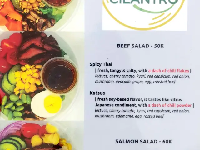 Gambar Makanan Cilantro Salad 2