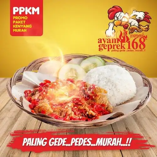 Gambar Makanan Ayam Geprek 168, Kreo Selatan 1