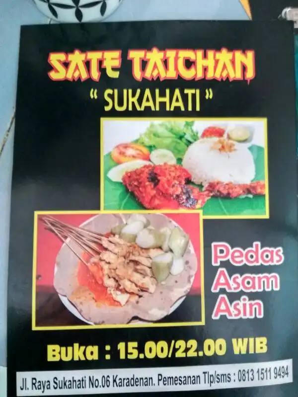 Gambar Makanan Sate Taichan Sukahati 3