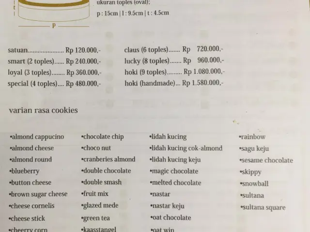 Gambar Makanan Nata Cakes & Cookies 1