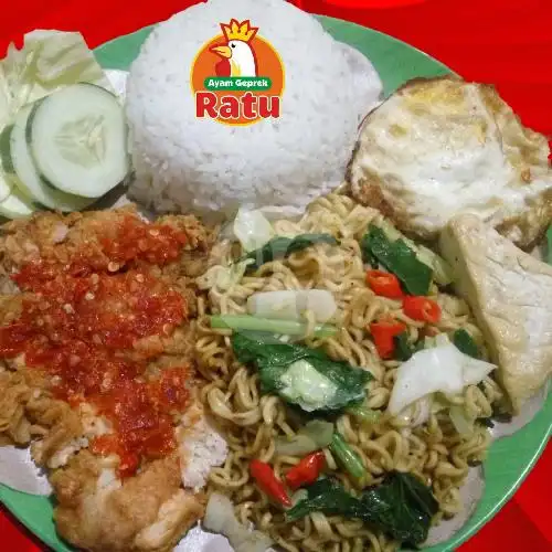 Gambar Makanan Ayam Geprek Ratu, Kebon Jahe 2