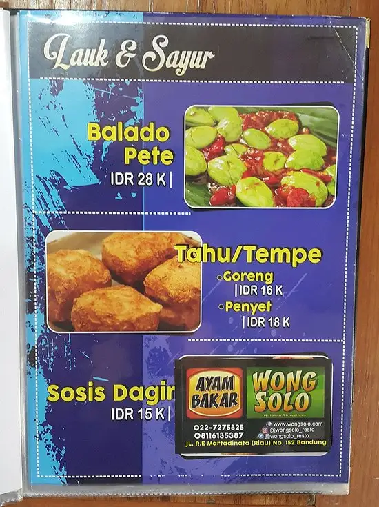 Gambar Makanan Ayam Bakar Wong Solo 4