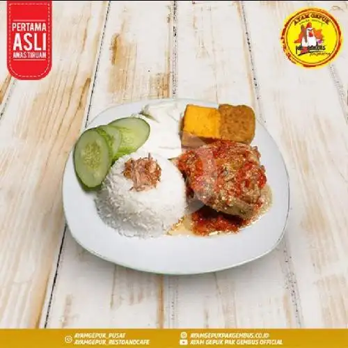 Gambar Makanan Ayam Gepuk Pak Gembus, Gading Serpong Paramount 1