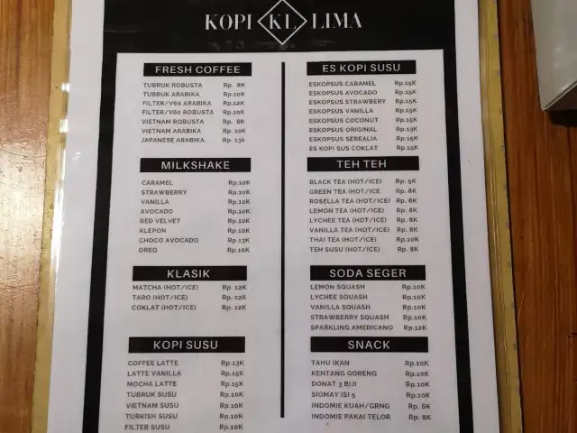 Gambar Makanan Kedai Kopi Lima 1