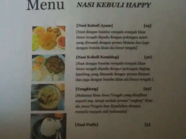 Gambar Makanan Nasi Kebuli Happy 1