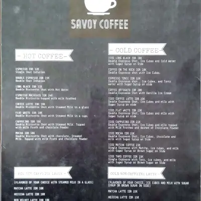 Savoy Coffee - d'Season Hotel