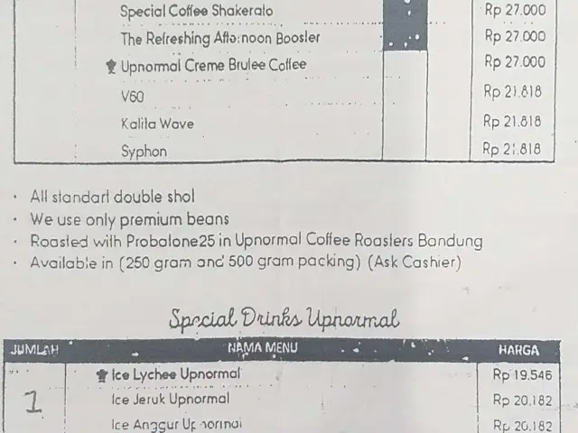 Gambar Makanan Upnormal Coffee Roasters 11