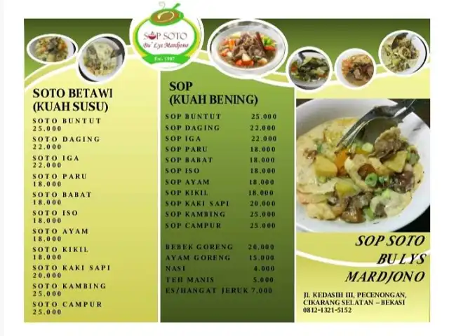 Gambar Makanan Sop Soto Bu Lys Mardjono 1