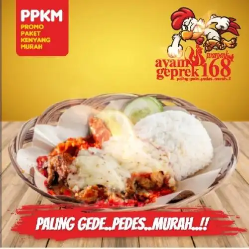 Gambar Makanan Ayam Geprek 168, Kreo Selatan 11