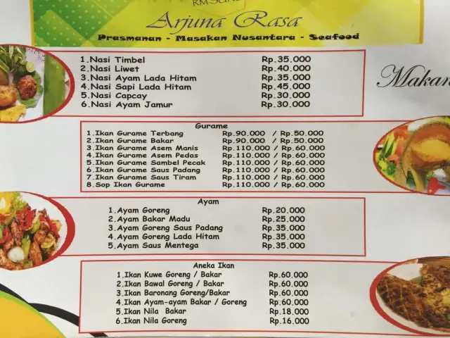 Gambar Makanan Rumah Makan Sunda Arjuna Rasa 1