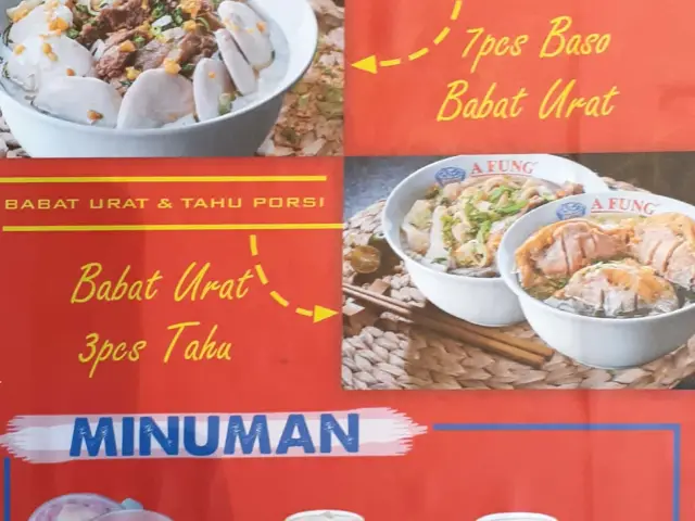 Gambar Makanan A Fung Baso Sapi Asli 1