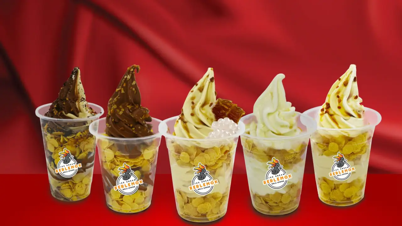Ice Cream Berlemok Gula Apong (Kempadang)