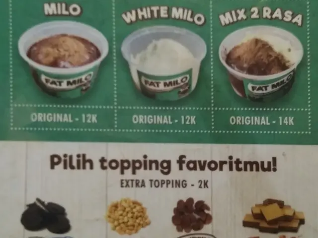 Gambar Makanan Fat Milo 1