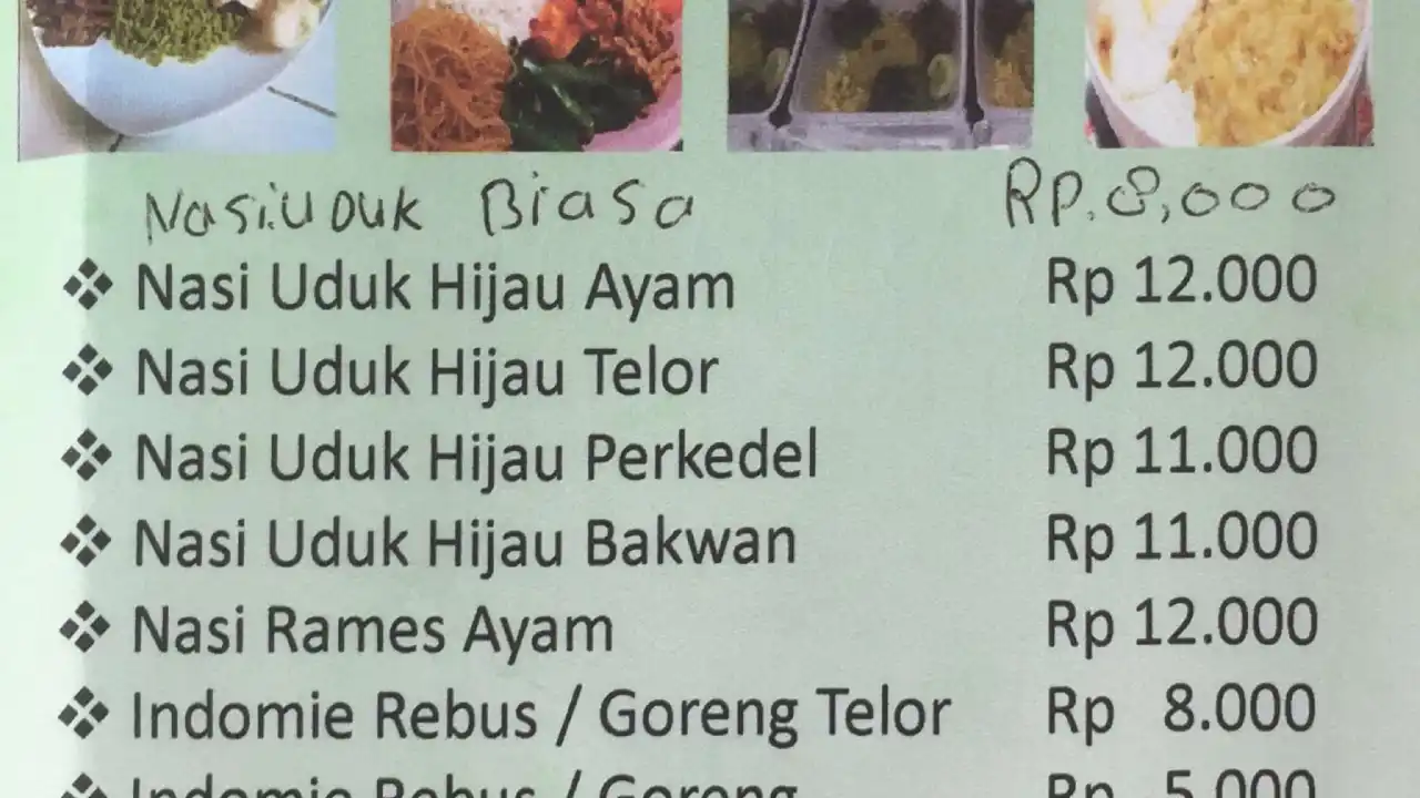 Nasi Uduk Hijau