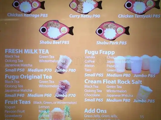 Fugu Original Iced Tea Food Photo 1