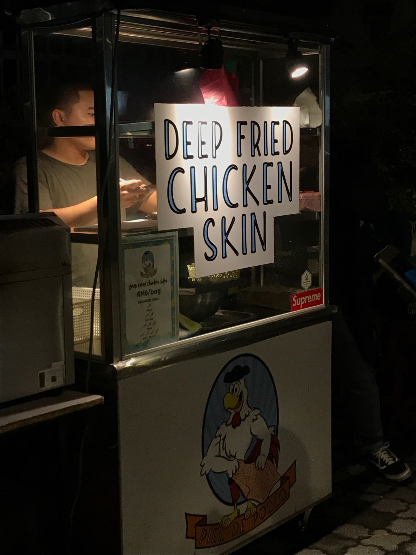 Deep Fried Chicken Skin, Street Food, Kuala Lumpur | YummyAdvisor