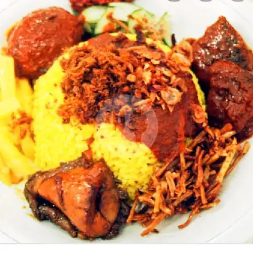 Gambar Makanan Nasi Kuning Dan Ayam Lalapan 1