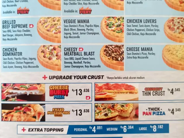 Gambar Makanan Domino's Pizza 5