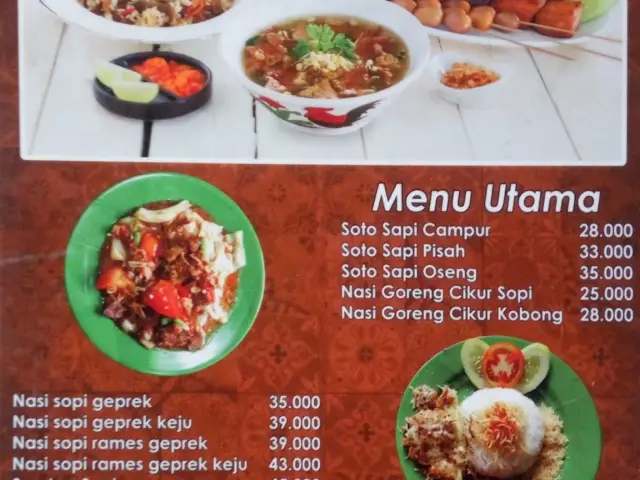 Gambar Makanan Soto Sapi Pak Sopi 1