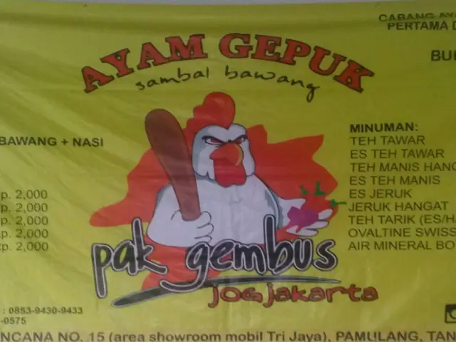 Gambar Makanan Ayam Gepuk Pak Gembus 1