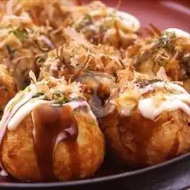 Gambar Makanan Takoyaki kuuy, Pisang Kriuk, Pisang lumer Mozarella, Mozarella Corn & Sate Seafo 7