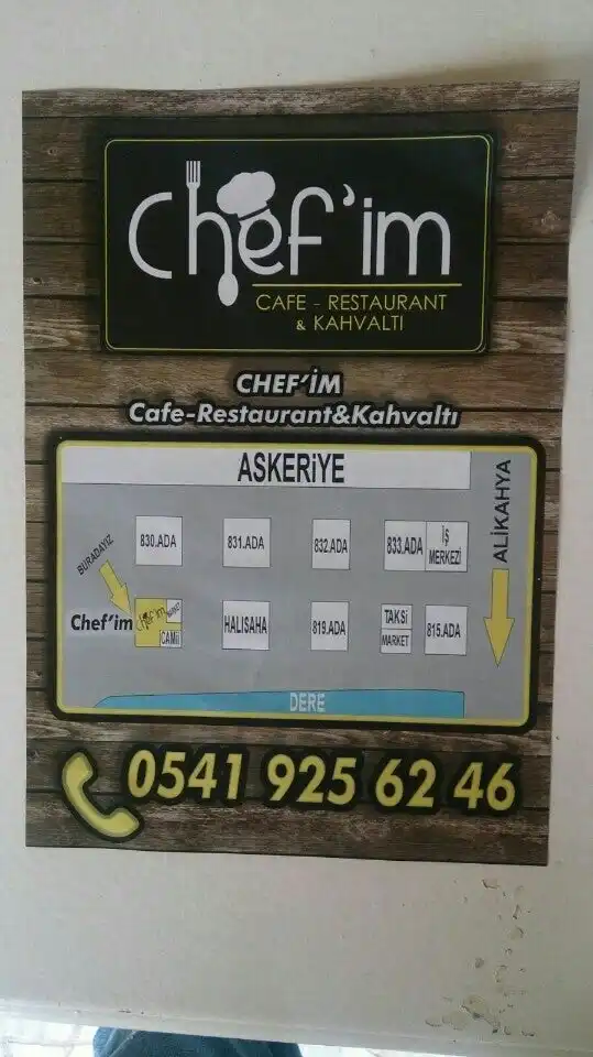 Chef'im Cafe Restaurant'nin yemek ve ambiyans fotoğrafları 8