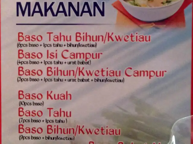 Gambar Makanan A Fung Baso Sapi Asli 1