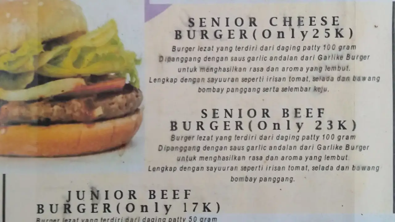 Garlike Burger