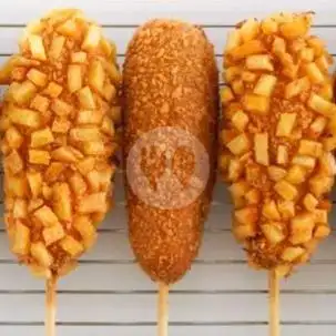 Gambar Makanan Corndog Hotang & Cappucino Cincau Aulia, Pancoran Mas 16