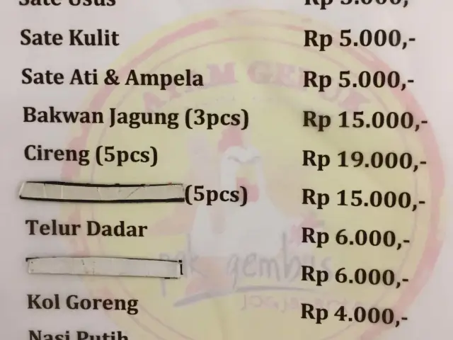 Gambar Makanan AyamGepukPakGembus 5