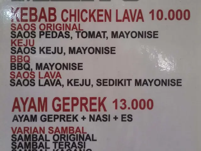 Gambar Makanan Kebab Chicken Lava 1