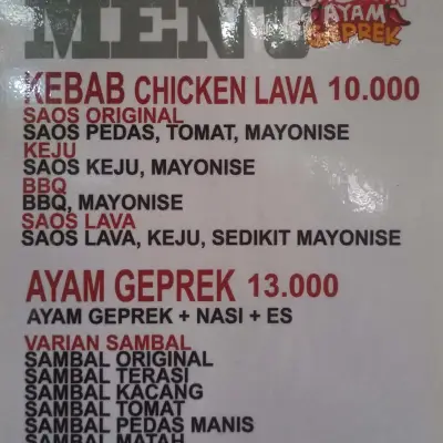 Kebab Chicken Lava