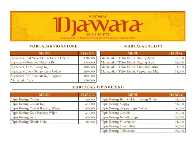 Gambar Makanan Martabak Djawara 2