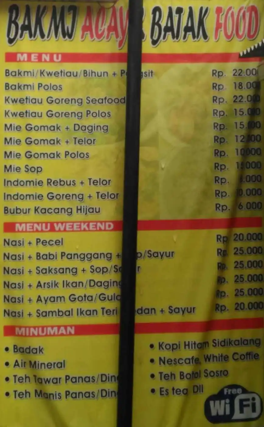 Bakmi Acay & Batak Food