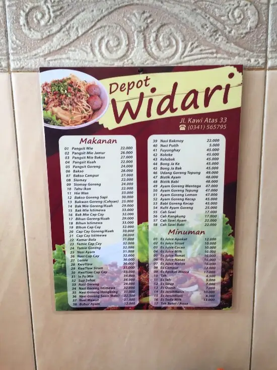 Gambar Makanan Widari Depot Mie 7