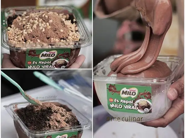 Gambar Makanan Es Kepal Milo Viral 3