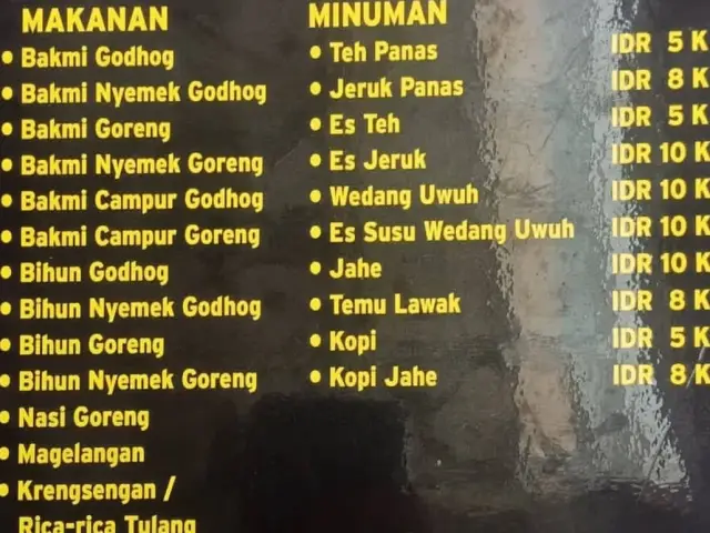 Gambar Makanan Bakmi Jogja Numani 1