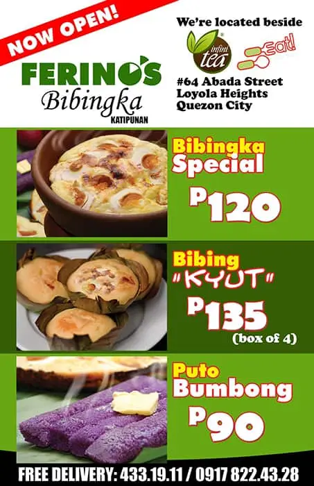 Infinitea X Ferino's Bibingka Food Photo 2
