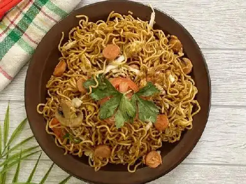 Mie Goreng Nasi Goreng Mas Al + Teh Manis Dingin, Paseh