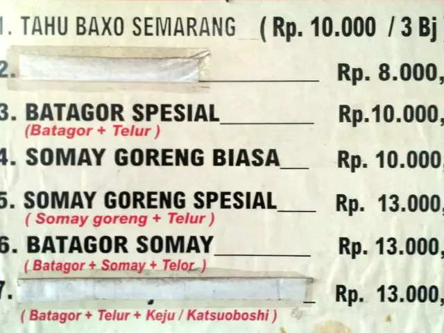 Tahu Baxo Semarang