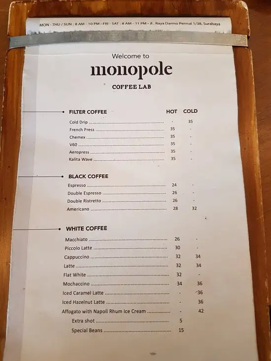Gambar Makanan Monopole Coffee Lab 8