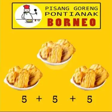 Gambar Makanan Pisang Goreng Pontianak Borneo, Cempaka Putih 7