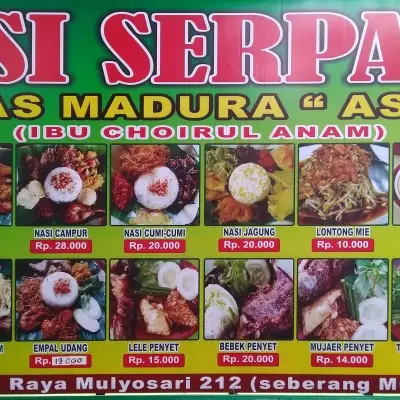 Nasi Serpang Khas Madura Asli