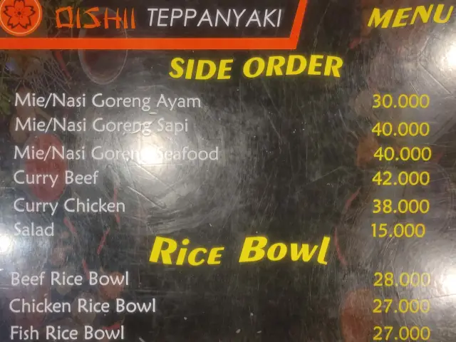 Gambar Makanan Oishii Tepanyaki 2