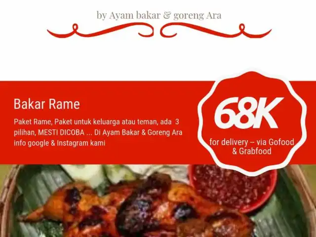 Gambar Makanan Ayam Bakar & Goreng ARA 3