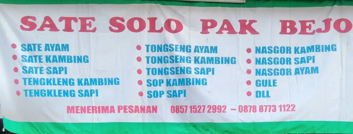 Sate Solo Pak Bejo Deltamas